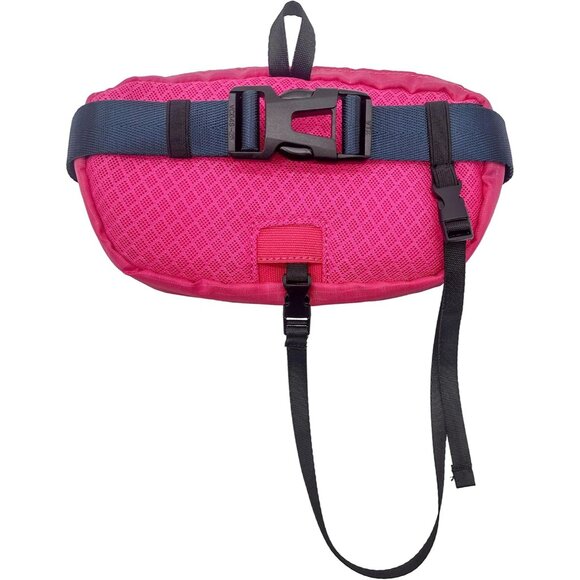 Small Cross Body Bag Unisex Fuchsia Zipper Compact Lightweight - Picture 4 of 9